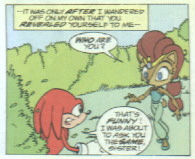 Young Knuckles meets young Sally
