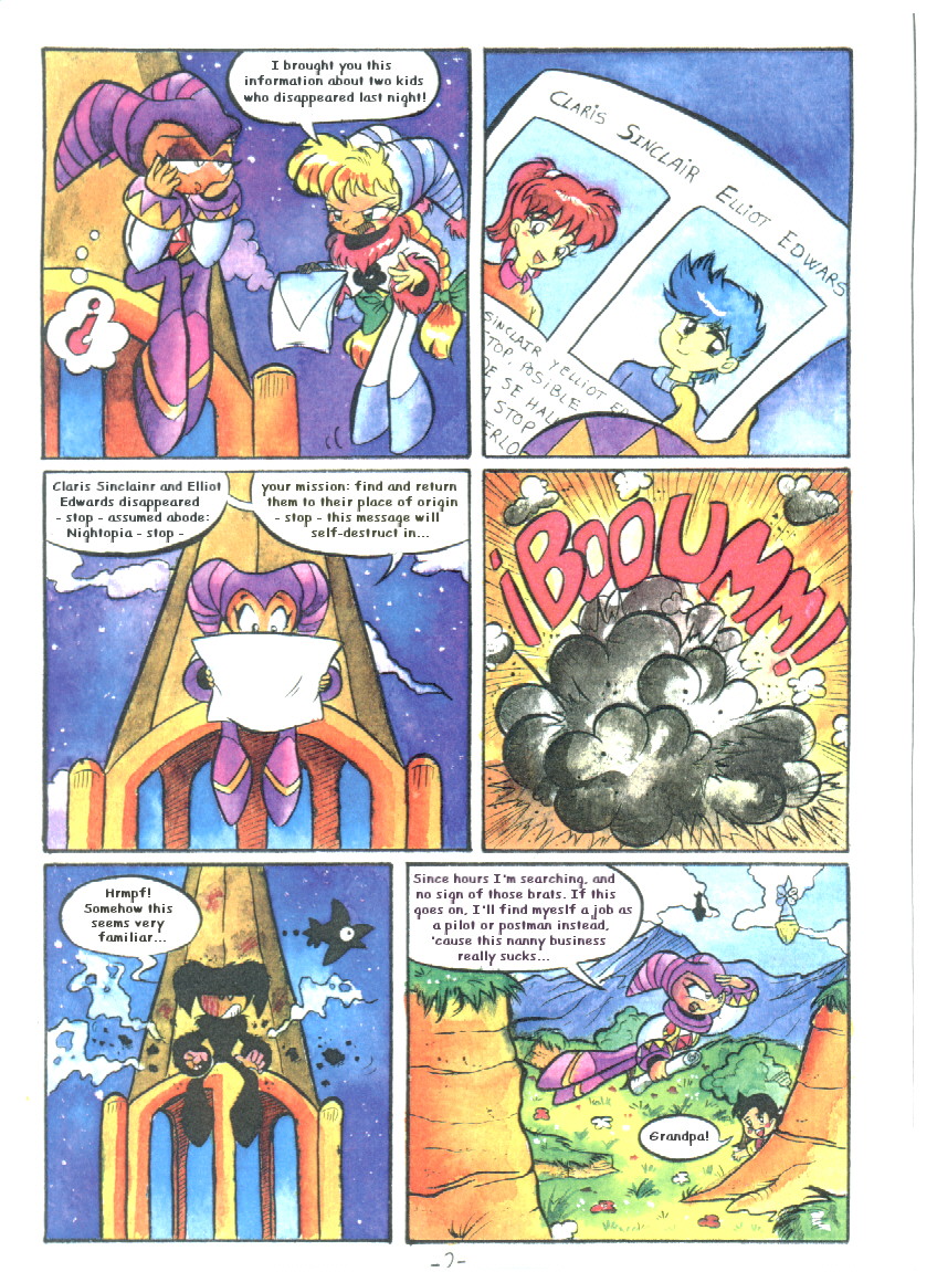 Nights Into Dreams Fan Comic.