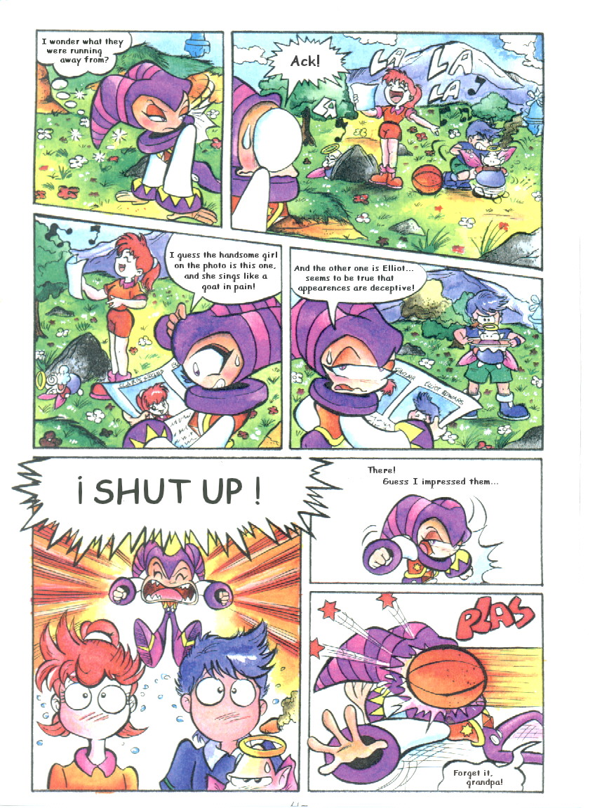 Nights Into Dreams Fan Comic.