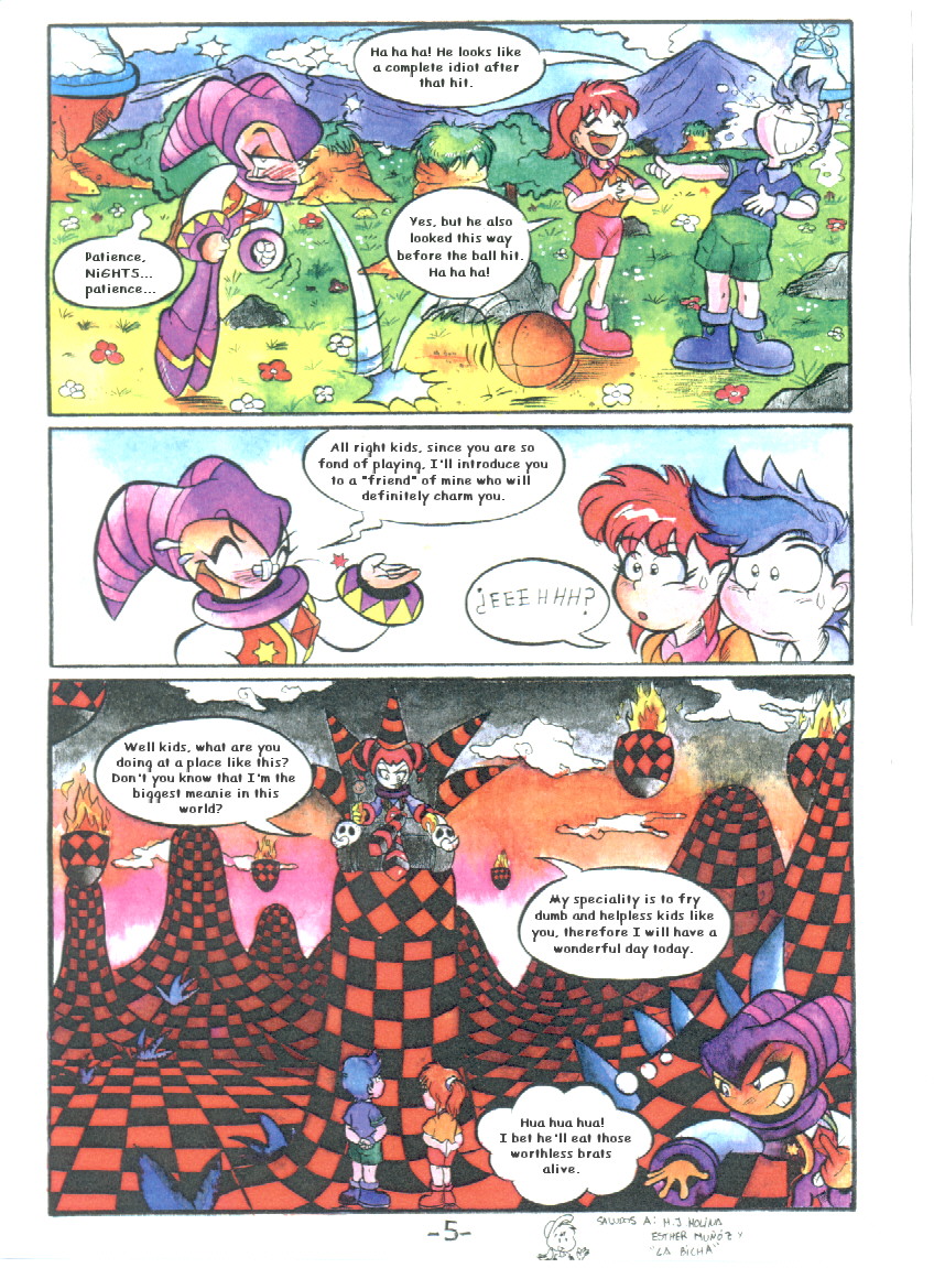 Nights Into Dreams Fan Comic.